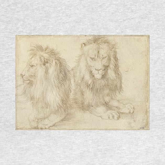 Two Seated Lions by Albrecht Dürer by Amanda1775